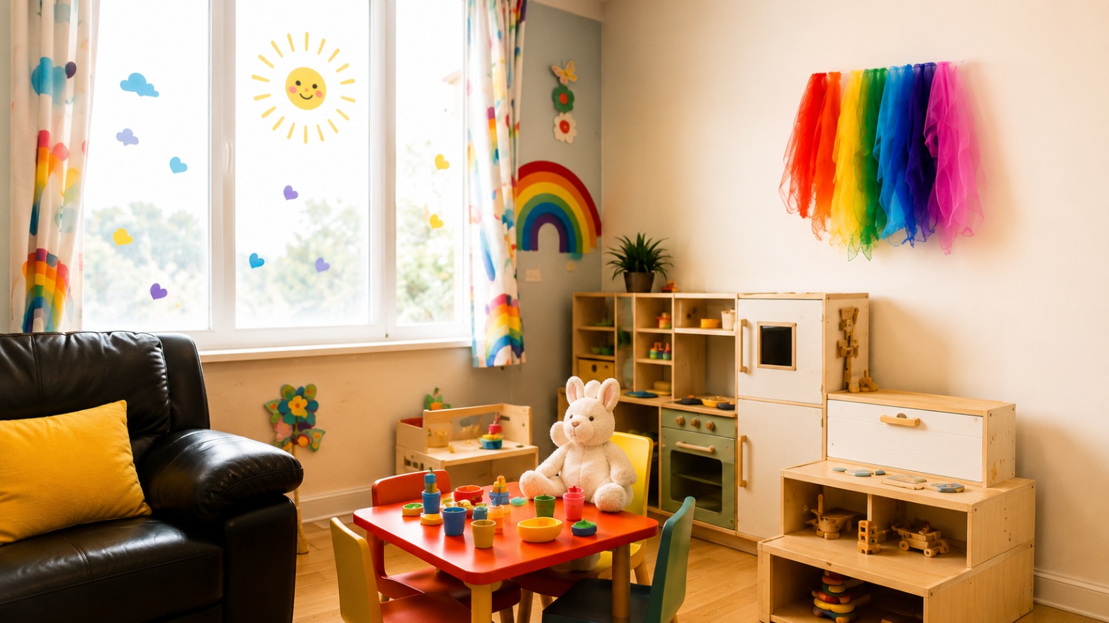 Child painting